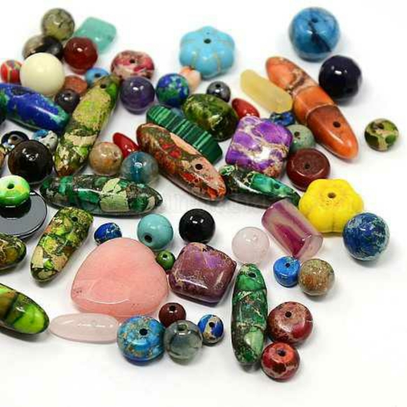 Semi Precious Gemstones Beads Crystals Stones Rocks Jewelry Findings - Picture 5 of 9